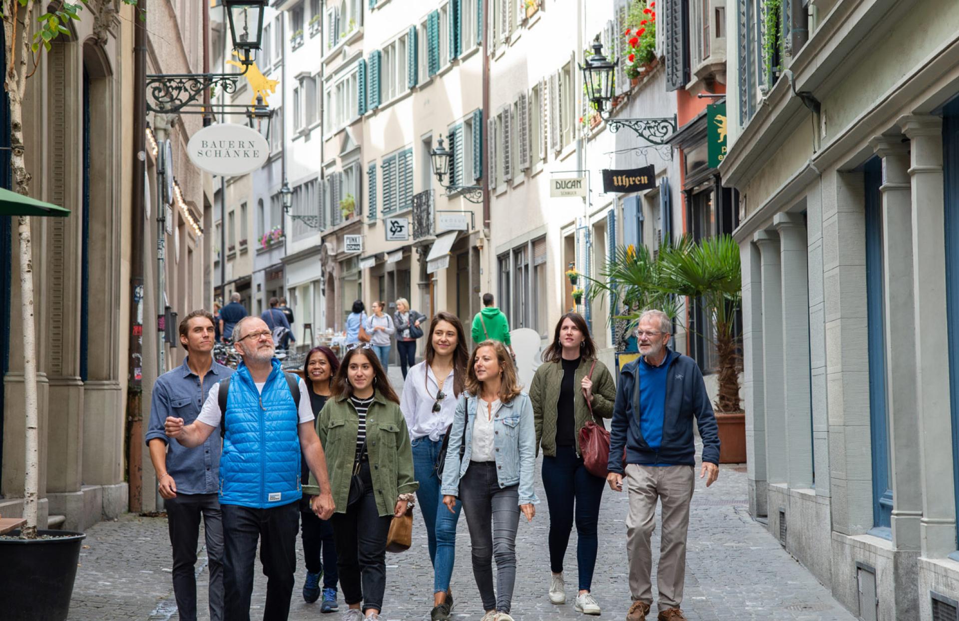 Stadtführung, Zürcher Altstadt zu Fuss