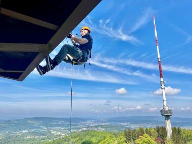 Turmabseilen, Uto Kulm