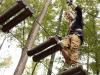 Climbing at the High Rope Park Kloten